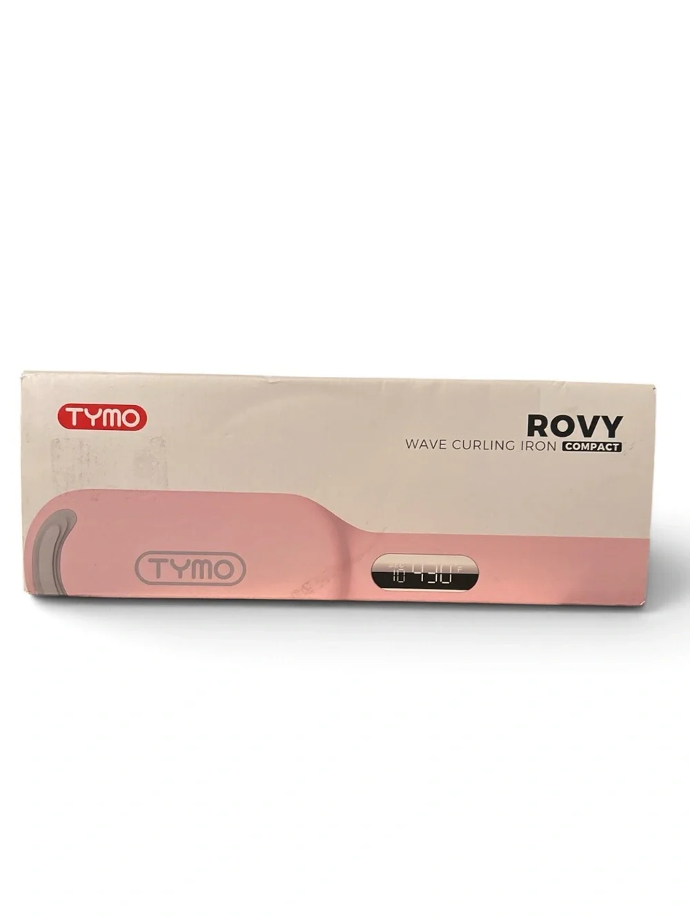 TYMO ROVY Compact Wave Curling Iron Pink Hair Waver Ceramic Styling Tool